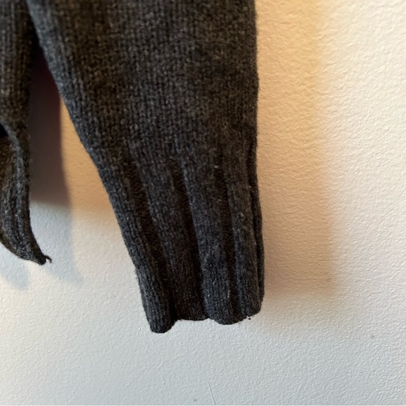 Madewell Starry Night Charcoal Grey Merino Wool Pullover Sweater Small - Picture 7 of 11